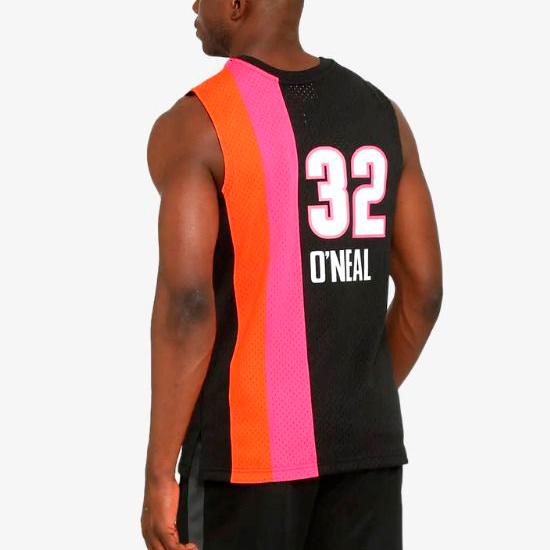 Mitchell & Ness NBA Swingman Jersey M Heat 05 black/pink - Shop-Tetuan