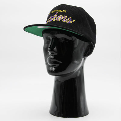 Mitchell & Ness NBA Cord Script snapback HWC LA Lakers black