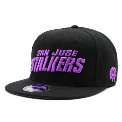 Naughty League San Jose Stalkers Text Logo snapback black