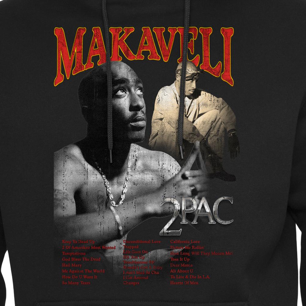 Mister Tupac Makaveli hoody black - Shop-Tetuan
