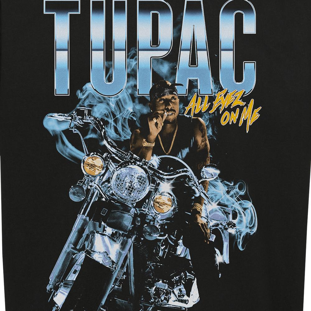 Mister Tupac All Eyez On Me Anniversary Oversize tee black - Shop-Tetuan