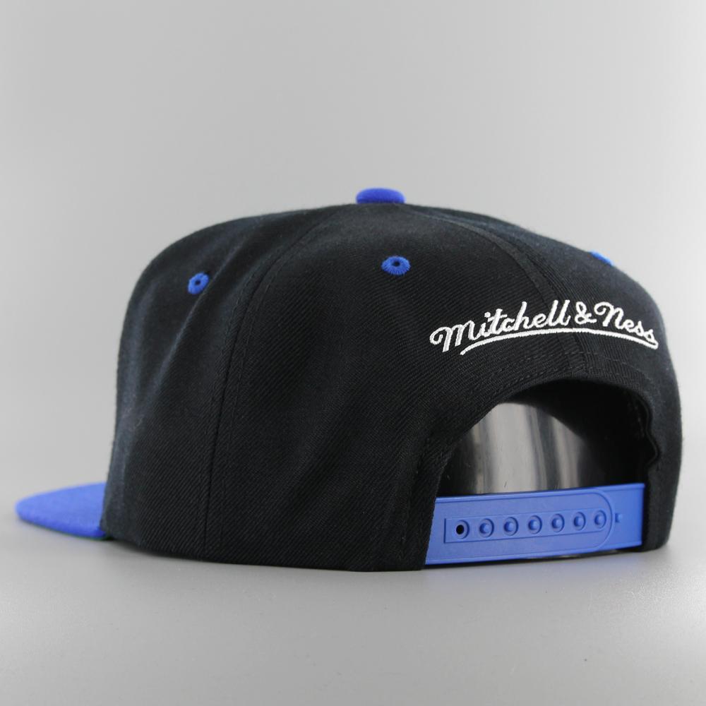 Mitchell & Ness Two Tone Retro snapback black/royal - Shop-Tetuan