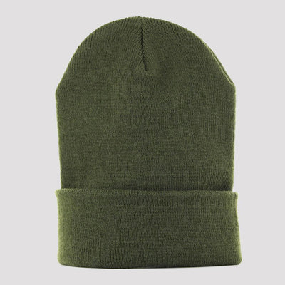 Yupoong heavyweight long beanie olive - Shop-Tetuan