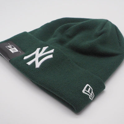 New Era League ESS Cuff beanie NY Yankees dkr/wht