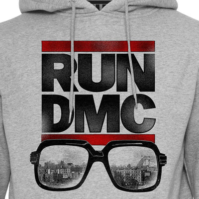 Mister RUN DMC City Glasses hoody heather grey - Shop-Tetuan