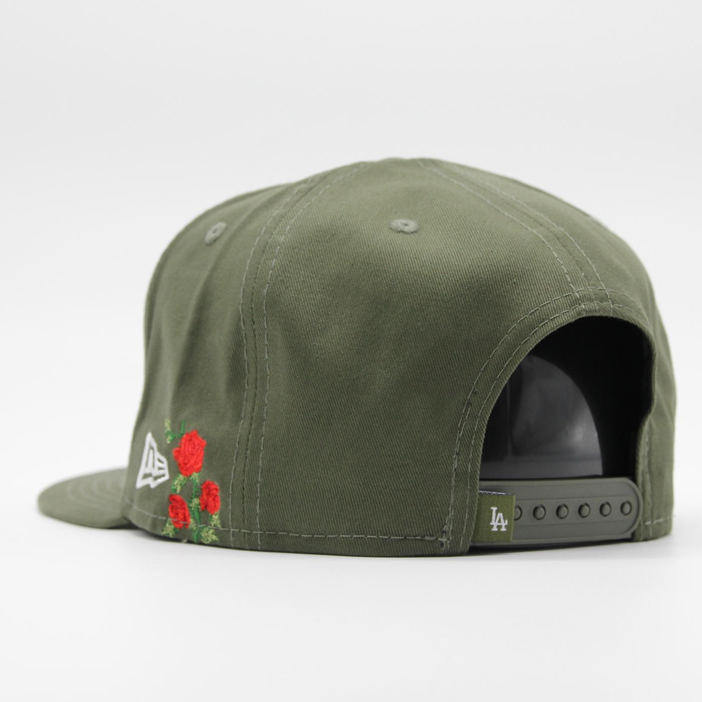 New Era Flower 9Fifty LA Dodgers green - Shop-Tetuan