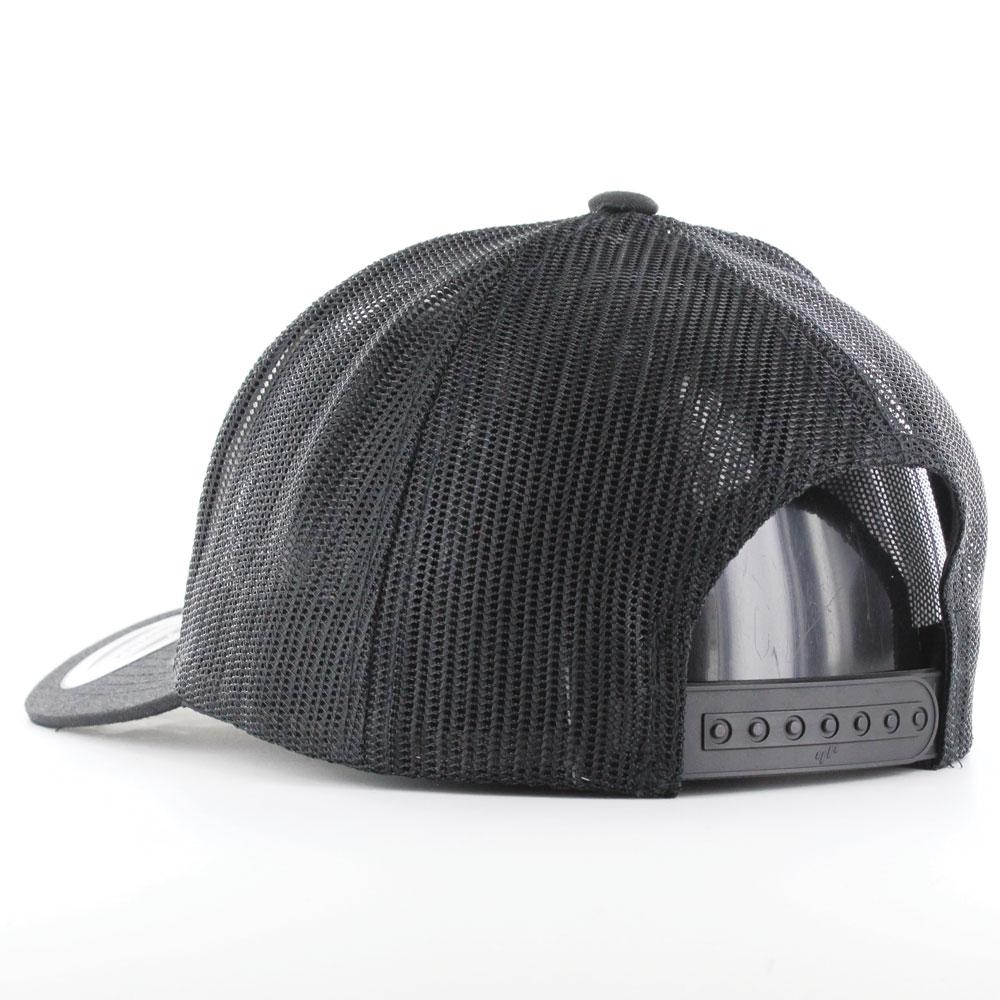 The Classics Yupoong Retro Trucker Colored Front cap blk/wht/blk - Shop-Tetuan