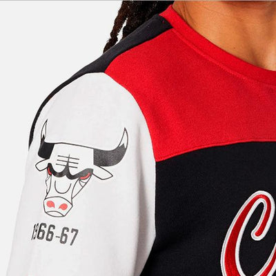 Mitchell & Ness Perfect Season Crew Fleece C Bulls black - Shop-Tetuan