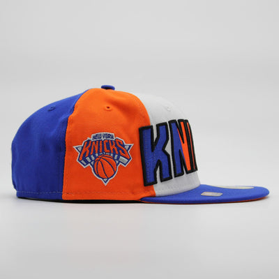 New Era NBA Authentics Back Half Edition 59Fifty NY Knics wht/org/blue - Shop-Tetuan