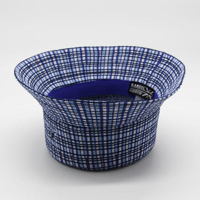 Kangol Prep Plaid Bucket blue-plaid - Shop-Tetuan