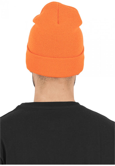 Yupoong heavyweight long beanie blaze orange - Shop-Tetuan