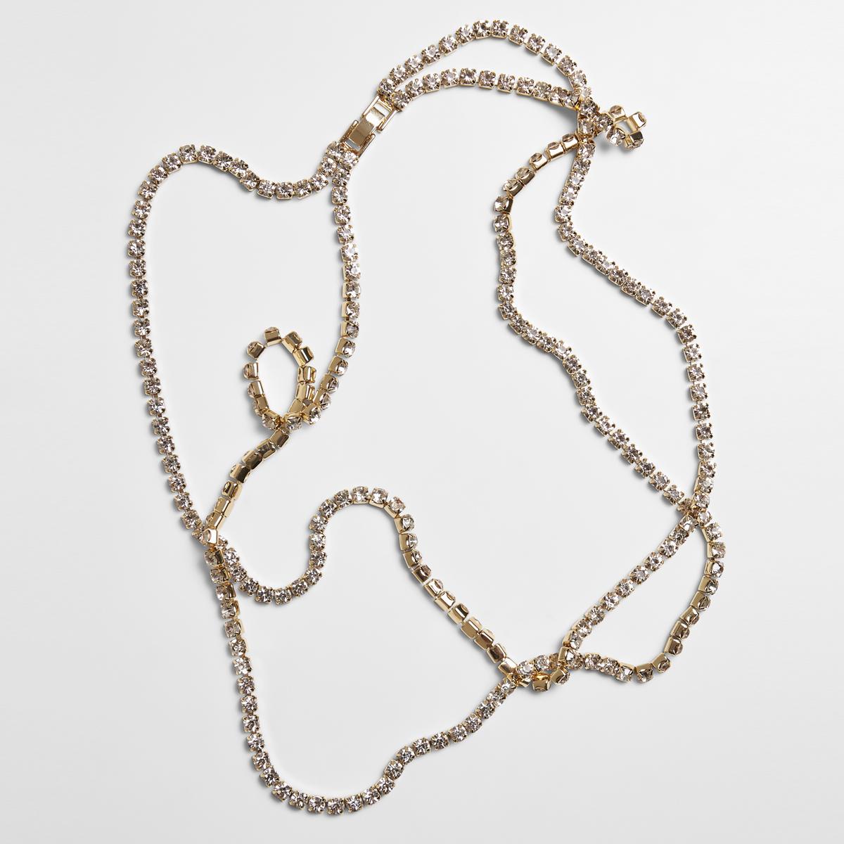 Urban Classics Layering Diamond Necklace gold - Shop-Tetuan
