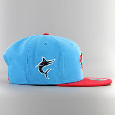 New Era City Connect 9fifty M Marlins turquoise/red