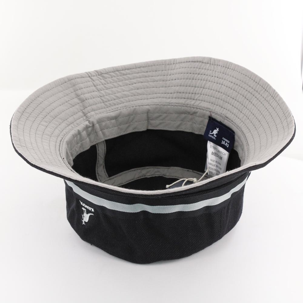 Kangol Stripe Lahinch bucket hat black - Shop-Tetuan