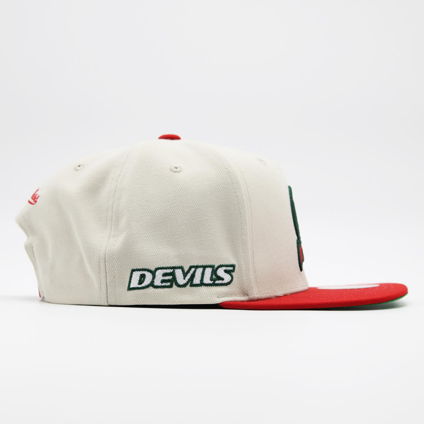 Mitchell & Ness NHL Vintage Off-White snapback NJ Devils off white - Shop-Tetuan