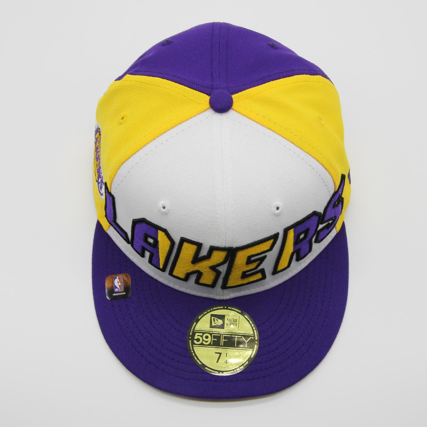 New Era NBA Authentics Back Half Edition 59Fifty LA Lakers purple/yellow/wht - Shop-Tetuan