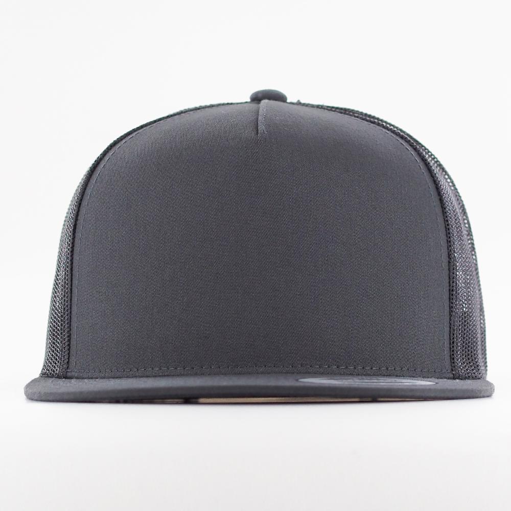 The Classics Yupoong trucker snapback charcoal - Shop-Tetuan