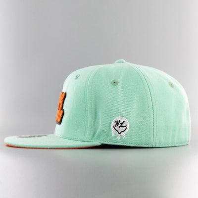 Naughty League Los Angeles Dope Heads fitted aqua - Shop-Tetuan