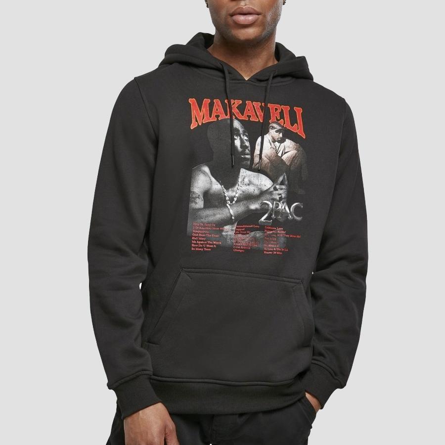 Mister Tupac Makaveli hoody black - Shop-Tetuan