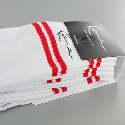 Karl Kani Signature Stripe socks white