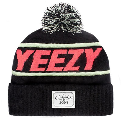 Cayler & Sons Yeezy Pom Pom beanie black/pink/fluor - Shop-Tetuan