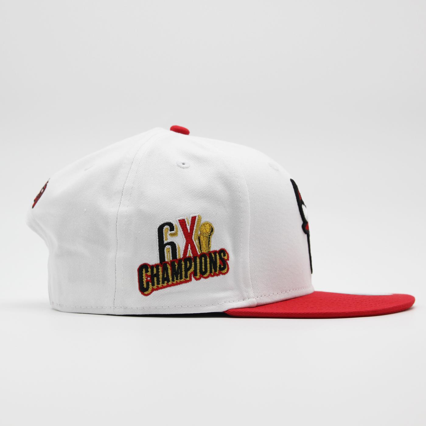 New Era Crown Patches white 9Fifty C Bulls white/red - Shop-Tetuan