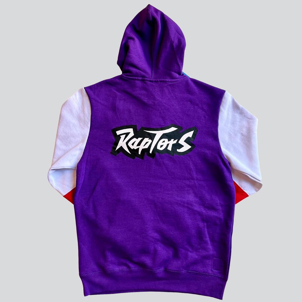 Mitchell & Ness Fusion Fleece 2.0 T Raptors purple/white - Shop-Tetuan