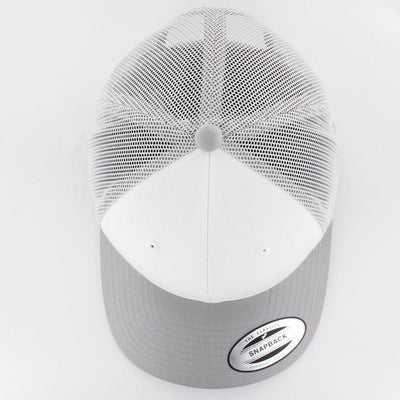 The Classics Yupoong Retro Trucker Colored Front cap silver/wht/silver - Shop-Tetuan