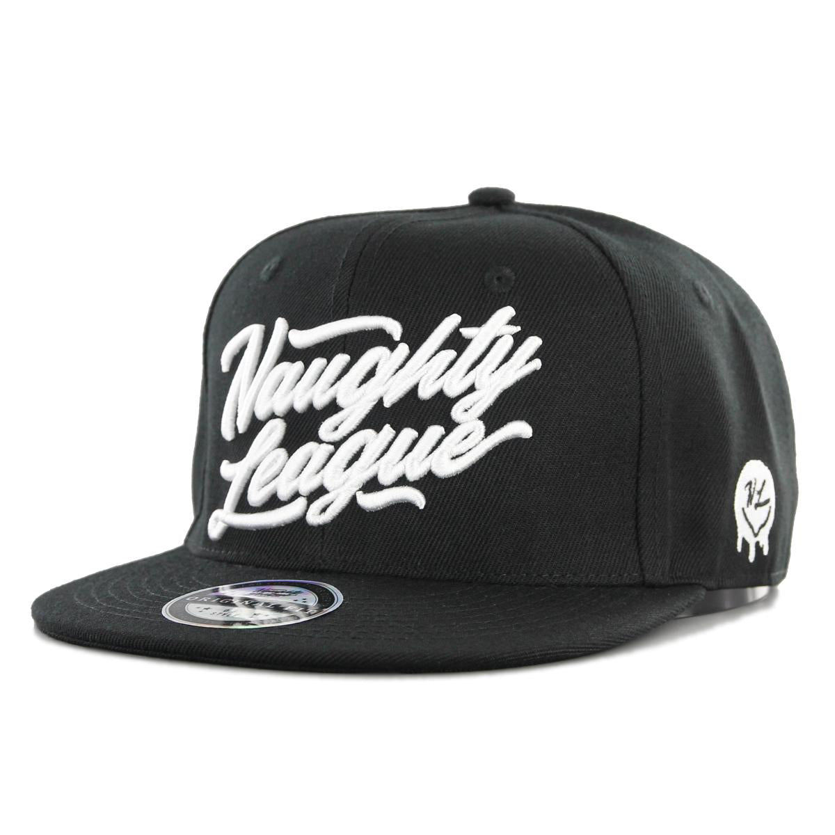 Naughty League Branded snapback black/white - Shop-Tetuan