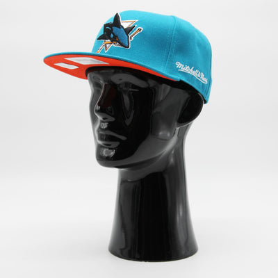 Mitchell & Ness NHL Vintage Fitted SJ Sharks teal - Shop-Tetuan