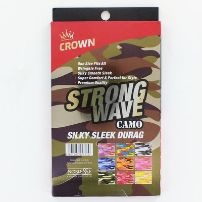 Crown Silky Sleek Du-Rag Strong Wave camo - Shop-Tetuan