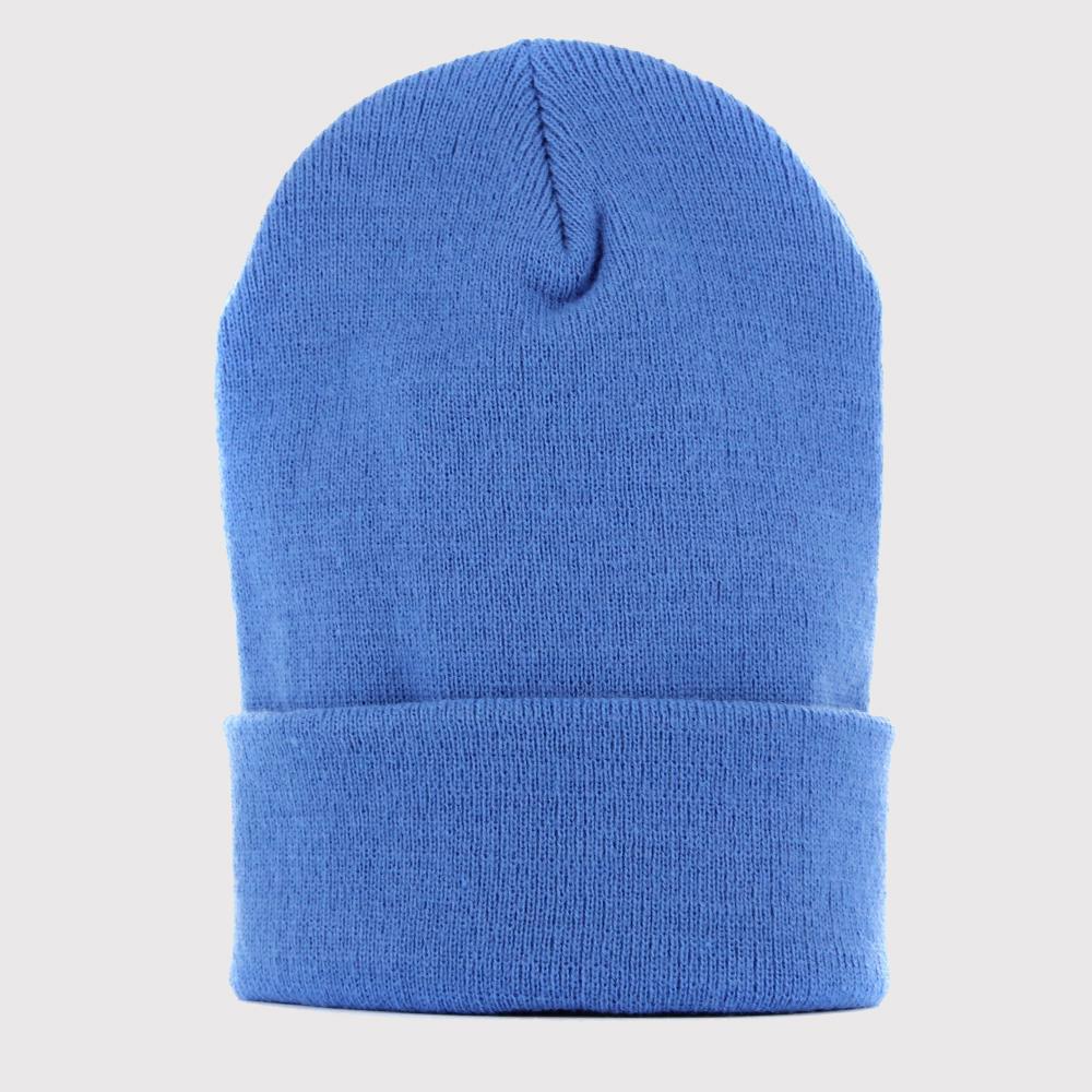 Yupoong heavyweight long beanie cl blue - Shop-Tetuan