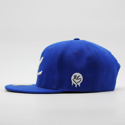 Naughty League Icon Basic Snapback royal/white - Shop-Tetuan