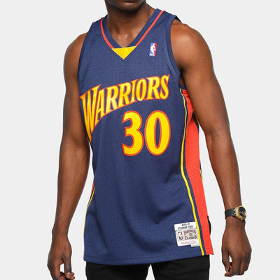Mitchell & Ness Swingman jersey GS Warriors navy