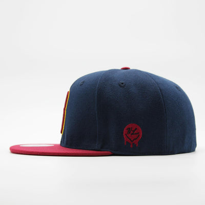 Naughty League Boston Beaver Hunters Letter Logo fitted navy/mar - Shop-Tetuan