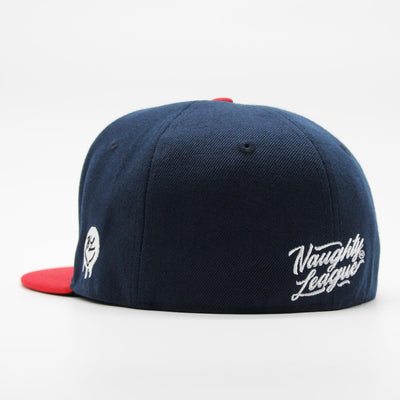 Naughty League Icon Basic Fitted navy/red/white