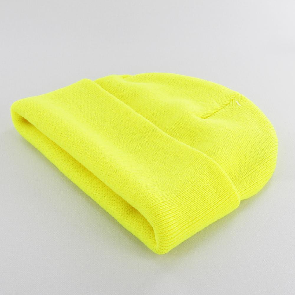 Beanie Basic Flap neon yellow - Shop-Tetuan