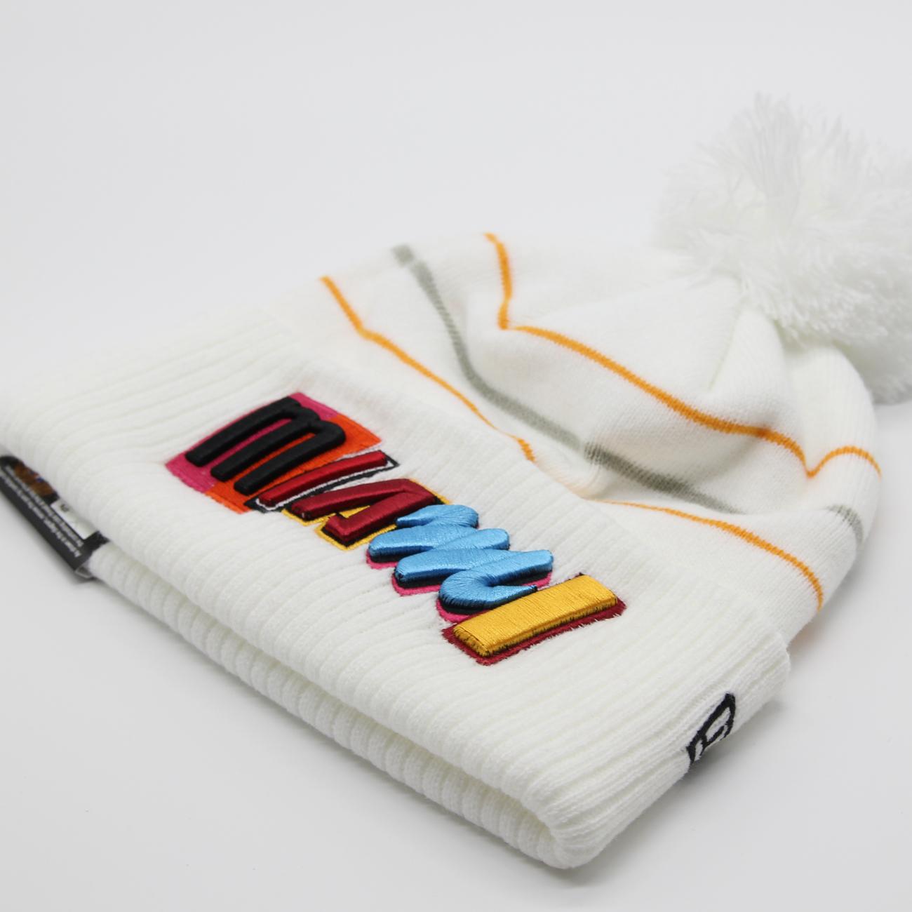 New Era City Edition Pom knit M Heat white - Shop-Tetuan