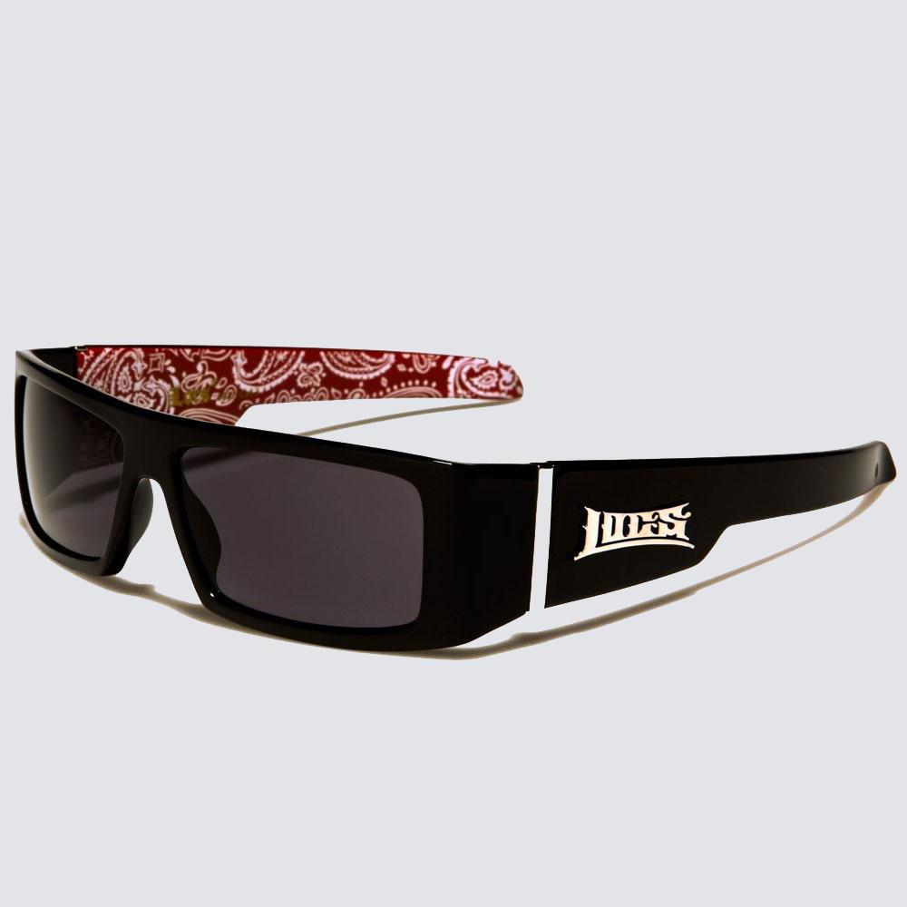 Locs Rectangle sunglasses blk/red - Shop-Tetuan