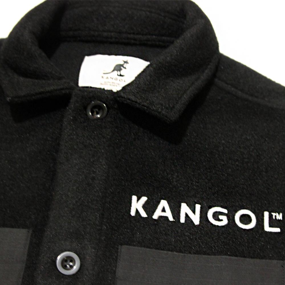 Kangol Greenwich overshirt jacket black