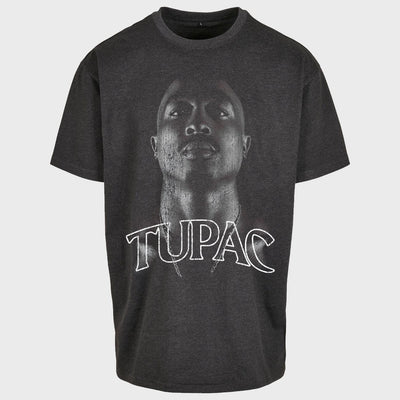 Mister Tupac Up Oversize Tee charcoal - Shop-Tetuan