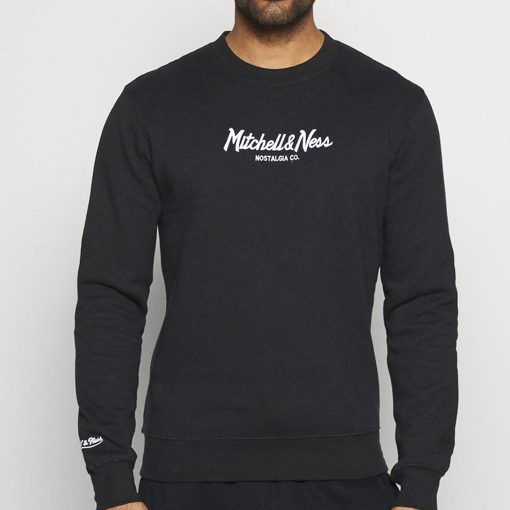 Mitchell & Ness Pinscript Crew Own Brand black