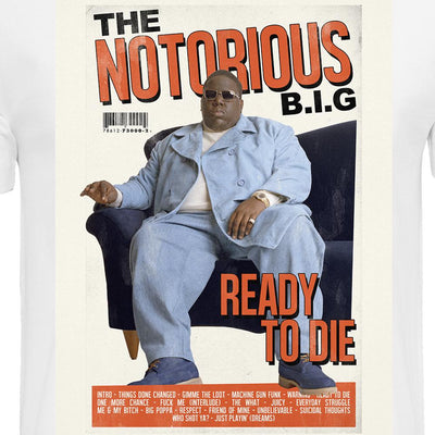 Mister Biggie Magazine Cover tee white