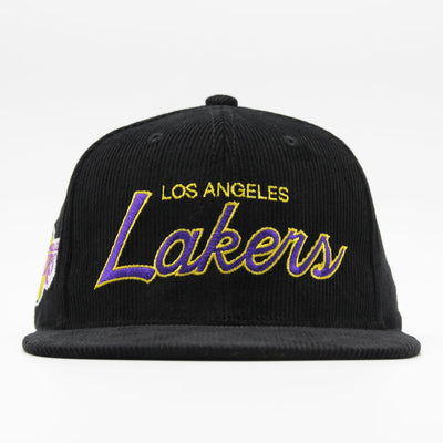 Mitchell & Ness NBA Cord Script snapback HWC LA Lakers black