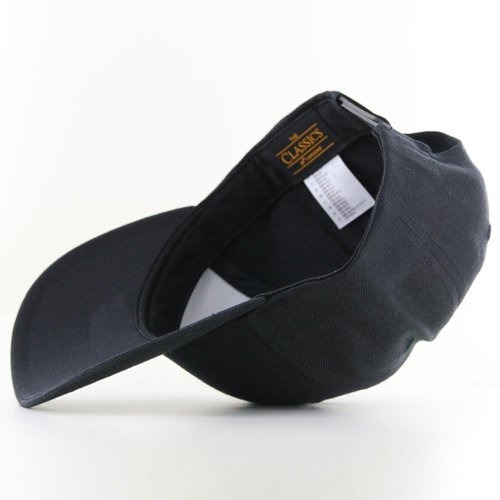 The Classics Yupoong 5-panel Premium Curve snapback black - Shop-Tetuan