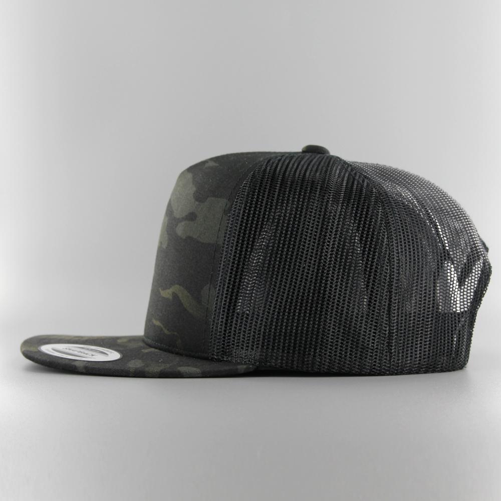 The Classics Yupoong Multicam Trucker Cap black