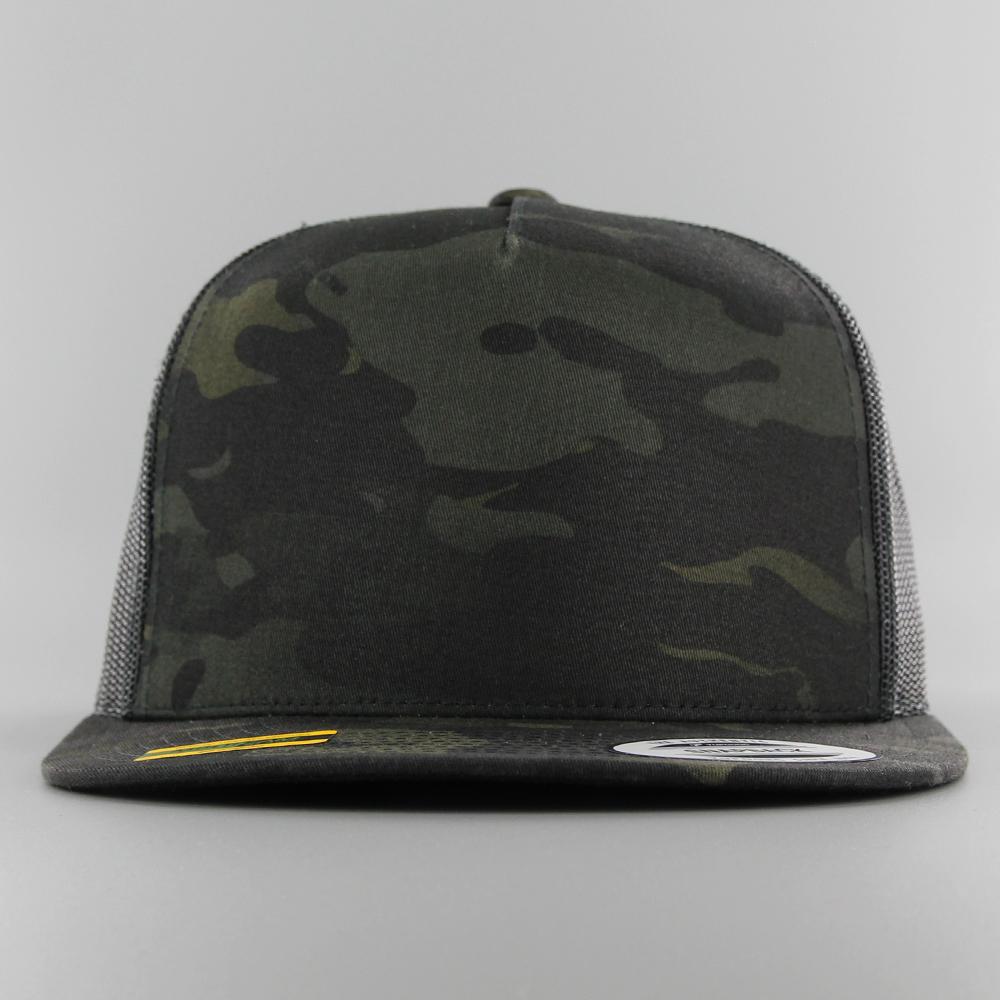 The Classics Yupoong Multicam Trucker Cap black