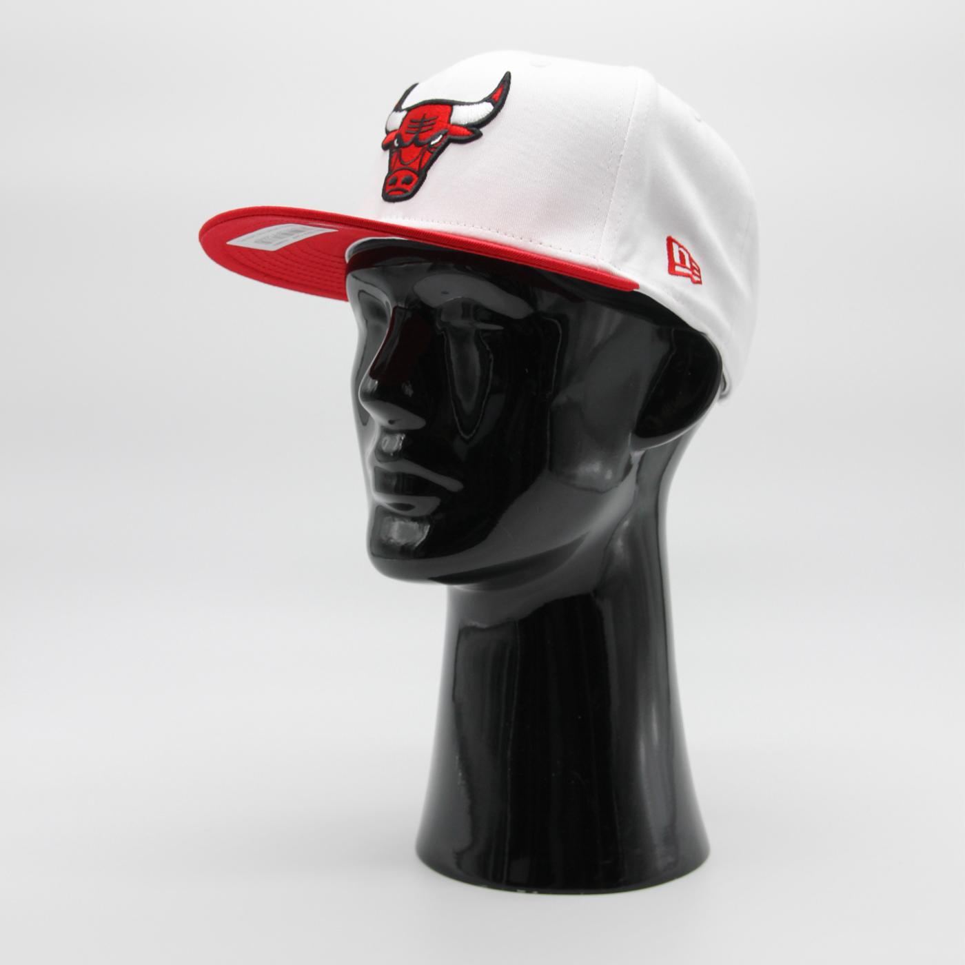 New Era Crown Patches white 9Fifty C Bulls white/red
