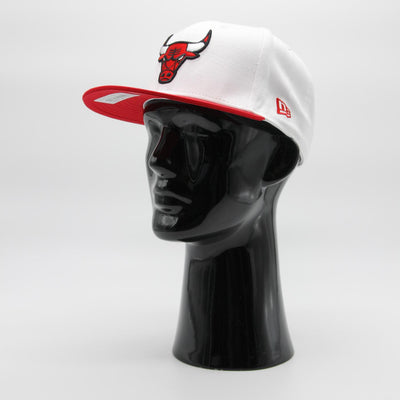 New Era Crown Patches white 9Fifty C Bulls white/red - Shop-Tetuan