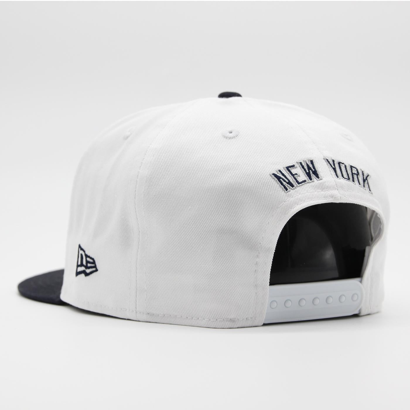 New Era Crown Patches white 9Fifty NY Yankees white/navy - Shop-Tetuan